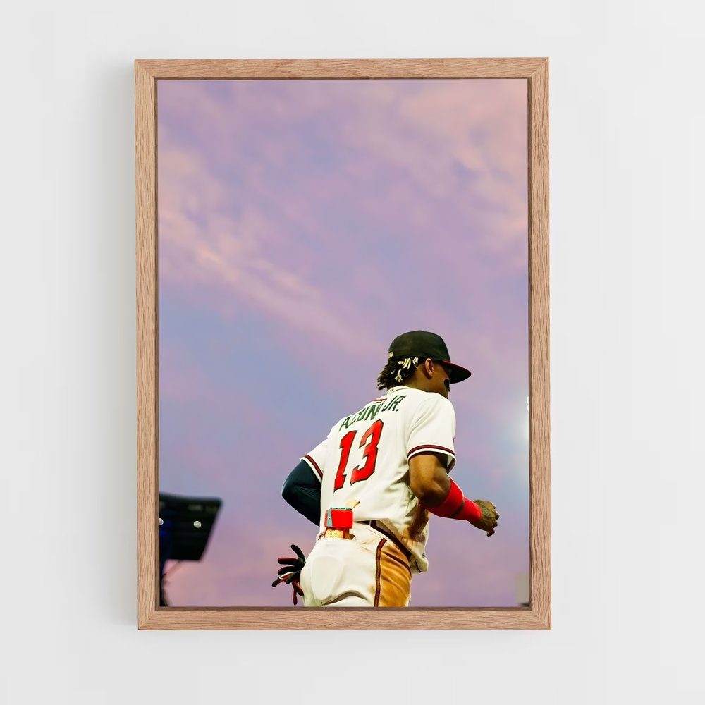 Poster La Course Vers La Première Base – affiche Baseball (vue 4)